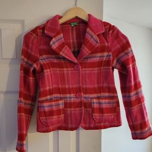 Hot pink kids blazer